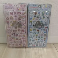 ももいろドロップ＆みずいろドロップ プチドロップステッカー　シールセット