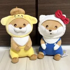 可愛い嘘のカワウソ×サンリオキャラクターズBIGぬいぐるみ　2個(汚れあり)