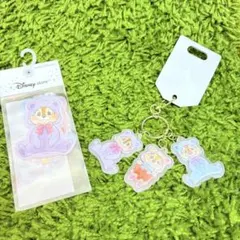 チップとデール　クラリス ぬいぐるみ キーチェーン&ステッカー