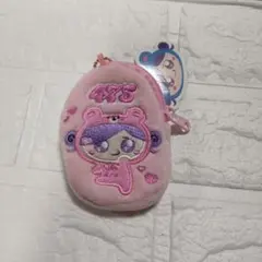 475 しなクマ 刺繍ポーチ ピンク しなこ