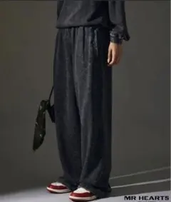 限定展開ミスターハーツ ケミカルスウェットワイドパンツ