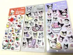 【新品】韓国　マシュマロシール マシュマロステッカー　サンリオ 3点セット