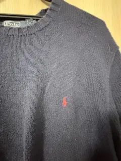 Polo by Ralph Lauren ダークブルー セーター L