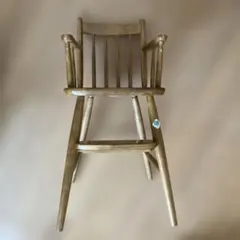 木製ベビーチェア スラットバックデザイン