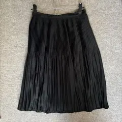 COMME CA ISM プリーツスカート　ブラック　M
