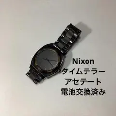 Nixon ニクソン　タイムテラーアセテート　ベッコウ　電池交換済のサムネイル