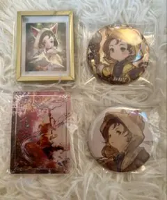ファイナルファンタジー14 光の戦士の軌跡展　クルル　缶バッジ