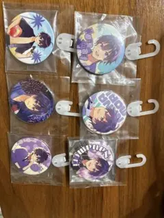 七森 缶バッジ 6個セット+ラバーバンド