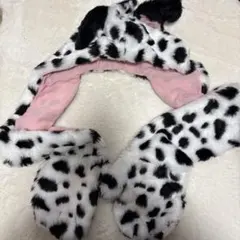 101匹わんちゃんのファー帽子