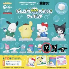 サンリオ　激落ちくん　シークレット　ハローキティ　赤　ガチャガチャ