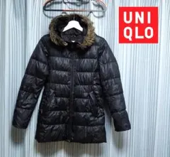 UNIQLO ファー・フード付き　 ダウンジャケットコート