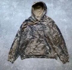 古着・Team Realtree・カモフラフーディー・スモーキーブルー・1858 古着・Team Realtree・カモフラフーディー・スモーキーブルー・1858