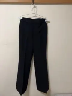 新品未使用　UNIQLOスマートフレアパンツXS黒
