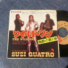 ☆EPレコード/スージー・クアトロ/ワイルド・ワン/シェイク・マイ〜/ジャケ難☆