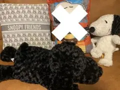 非売品　新品　スヌーピー　セット☺︎ 4点　まとめ売り☺︎ 特大黒スヌーピー　レア☺︎