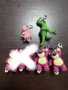 トイストーリー レックス キーホルダー 2体セット トイ・ストーリー - トイストーリー レックス キーホルダーの