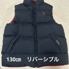 週末で処分します　美品　リバーシブル　ポロ・ラルフ・ローレン ダウンベスト