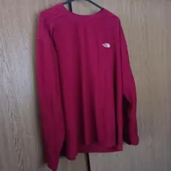 The North Face TKA 100 赤 長袖カットソー、フリース