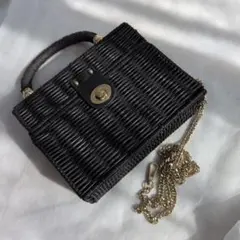 ザラ　カゴバッグ
