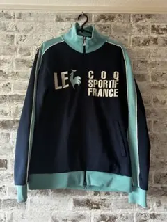 le cop トラックジャケット ネイビー スカイブルー XL