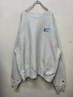 00's Champion リバースウィーブ カレッジロゴスウェット-XL