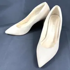 未使用級❣️PICHE ABAHOUSE パンプス ラメ ベージュ 23.5のサムネイル
