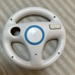 Wii マリオカート　ハンドル　ホワイト
