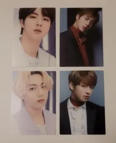 【匿名配送/送料込】BTS ジン ジョングク クリアフォトカード 4枚セット