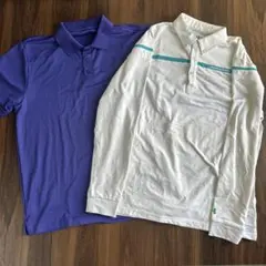 UNDER ARMOUR 長袖ポロシャツ 半袖2枚セット