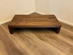 杉 無垢材 2段ラック 幅70cm 無塗装 ディスプレイ棚 店舗什器 フリマ