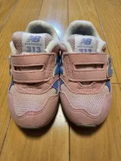 New Balance 313 12.0cmキッズシューズ ピンク/ブルー