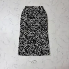 SLY/スカート/0/S/グレー/レオパード/タイト/ストリート/美シルエットのサムネイル