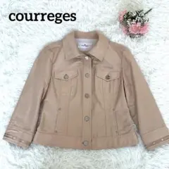 美品　レア　courreges クレージュ　ロゴ　ジャケット　Gジャン　アウター 2025年最新】Courreges レディース Gジャン・デニムジャケット