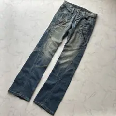 NICOLE CLUB Y2K ギミック ジッパー フレアデニムパンツ 44のサムネイル