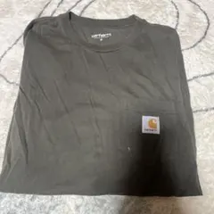 Carhartt WIP 長袖 ポケットTシャツ カーキ Sサイズのサムネイル