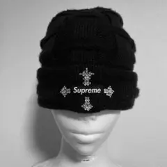 supreme Basket Weave Beanie／十字架カスタム