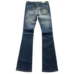 レア00s CECIL McBEE フレアデニム 平成ギャルフェアリーグランジ