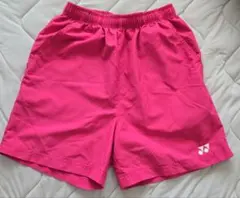 美品 YONEX ハーフパンツ ピンク VERYCOOL LL - メルカリ