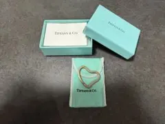 TIFFANY エルサ・ペレッティ オープンハート キーリング シルバー 925のサムネイル