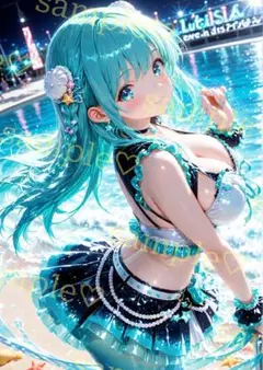 リンユウ　雪花ラミィ　ホロライブ　水着　ラミィ B1 タペストリー リンユウ 雪花ラミィ ホロライブ 水着 ラミィ B1 タペストリー - メルカリ
