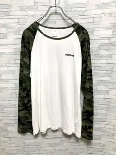 adidas アディダス ラグラン 長袖 迷彩 メンズカモフラージュ L