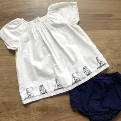 ラルフローレン　ワンピース　80 ブラウス ブルマ付き 12M Ralph