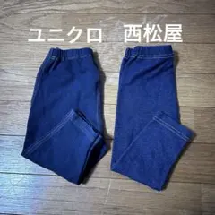 ベビーパンツ ボトムス スパッツ 80cm ユニクロ 西松屋 セット