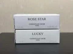 디올 럭키, 로즈 스타 향수 2개 세트 1.2ml