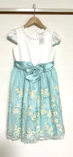 新品 タグ付 マザウェイズ 半袖 ワンピース ドレス 150cm