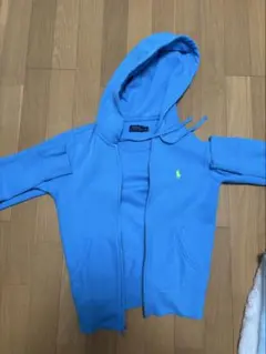 早い者勝ちポロ・ラルフ・ローレン 水色パーカー