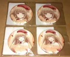 お隣の天使様 DMMスクラッチ 缶バッジ 4点セット 秋 A B