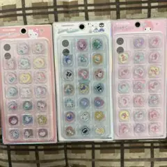 おはじきシール　サンリオ　キティ　マイメロ　ぽちゃっこ