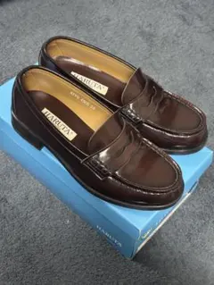 HARUTA 23㎝　ダークブラウンローファー