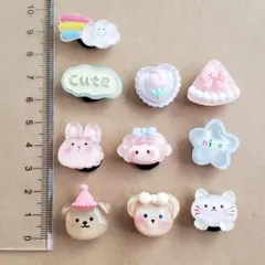 クロックス ジビッツ サンダルアクセサリー かわいいクマ雲 靴チャーム